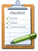 Checklist lorem ipsum consectetur